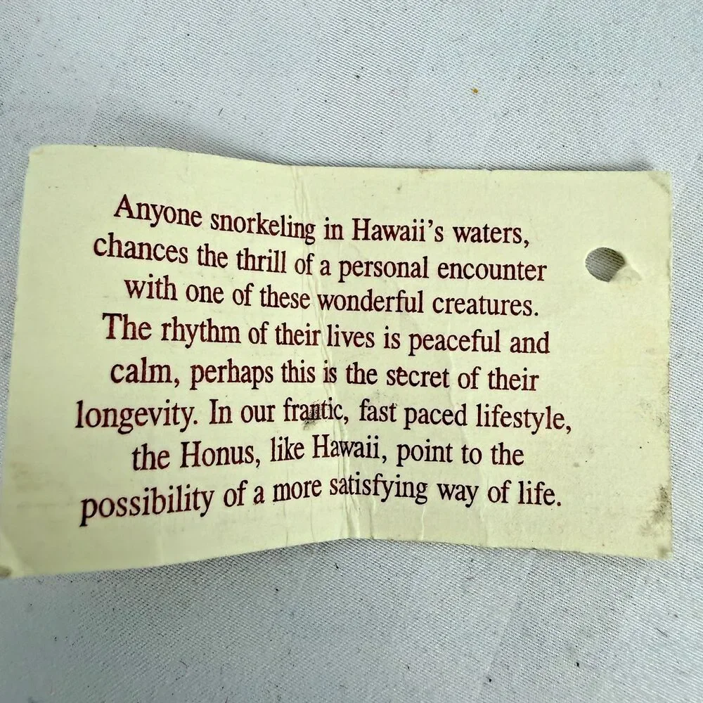 Benjamin Diller Maui Hawaiian Green Sea Turtle Ceramic Dish Signed